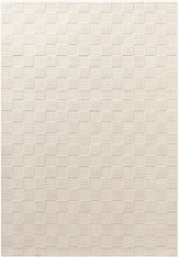 Handgeweven hoog-laag wollen vloerkleed Scala