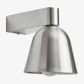 Buitenwandlamp Van Smeedijzer Briavel Geborsteld Grijs - Sklum