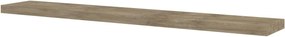 Saqu Q-Line planchet 120x20x3,5cm raw oak