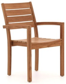 Dining tuinstoel | Sunyard  Liverpool | Hout | Natural Teak | Stapelbaar | Kees Smit Tuinmeubelen