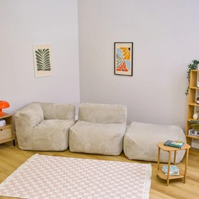 Zen Modulaire Zitzak Corduroy - 3-delig - Stone