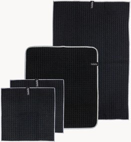 Keukentextielset Mega Waffle, 4-delig