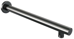 Brauer Gunmetal Edition Wandarm - recht - 40cm - PVD - geborsteld gunmetal 5-GM-014