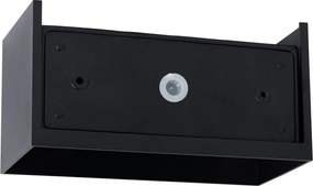 Buiten wandlamp zwart incl. LED 4-lichts IP54 - Edwin