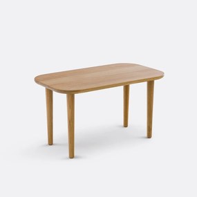 Salontafel B66 cm in massief eik, Crueso