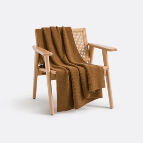 Plaid in geribt tricot, Fionan