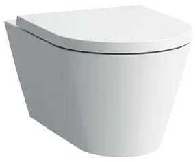 Laufen KBL Pack Wandcloset - rimless - 37x54.5x35.5cm - diepspoel - softclose - montage tape - EASYFIT bevestigingsset - keramiek/duroplast - wit h8663300000001