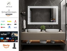 LED-spiegel in lijst voor de badkamer M3
