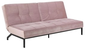 Slaapbank Velvet Roze Met Knopen