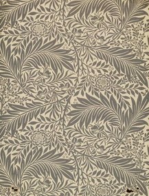 Kunstreproductie Larkspur, wallpaper design, 1872, Morris, William