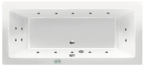 Lambini Designs Cube Bubbelbad Silent 190x90cm 10+4+2 hydro + kleurenlamp