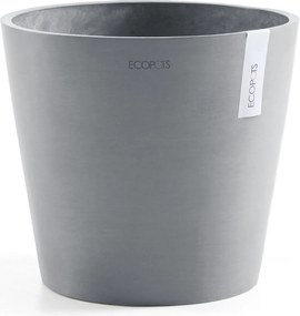 Ecopots bloempot Amsterdam 30 + waterreservoir - Rond - Blue Grey - Diameter 30 x H25,4 cm