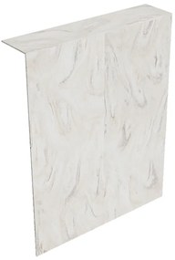 Mondiaz Hope toiletplaat solid surface 100x125cm ostra niet voorgeboord