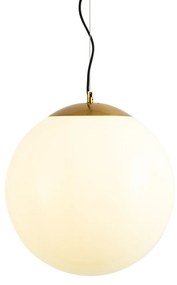 Eettafel / Eetkamer Scandinavische hanglamp opaal glas 40 cm - Ball 40 Modern, Design E27 Scandinavisch bol / globe / rond Binnenverlichting Lamp