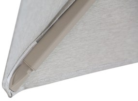 Zweefparasol  3x3m S2 Excellent (excl. voet) Taupe-naturel-bruin Camello Luna
