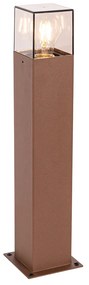 Smart staande buitenlamp roestbruin 50 cm incl. Wifi P45 - Denmark