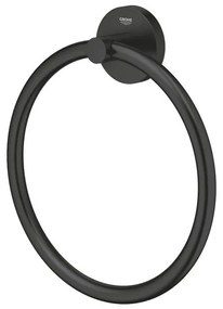 GROHE Essentials Handdoekring - 18cm - matte black 1024612430