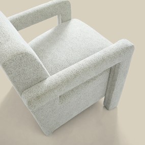 Japandi Fauteuil Creme Stof