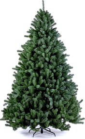 Boston kunstkerstboom - 210 cm - groen - Diameter 129 cm - 1.838 tips - metalen voet