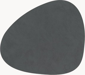 Asymmetrische leren placemats Nupo, 2-delig
