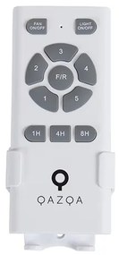 Plafondventilator wit 130cm incl. LED dimbaar met afstandsbediening - Vifte