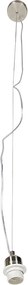 Moderne hanglamp staal zonder kap - Cappo