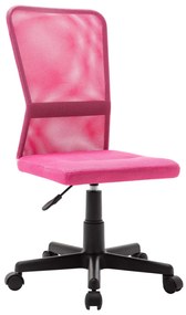 vidaXL Kantoorstoel 44x52x100 cm mesh stof roze