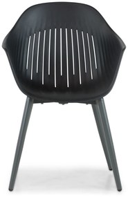 Tuinstoel Kunststof Grijs-antraciet Lifestyle Garden Furniture Lissabon