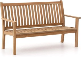 Parkbank Sunyard  | Teakhout | 2 personen | Tuinbank Natural Teak | 154cm | Kees Smit Tuinmeubelen
