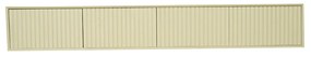 Starfurn Madison Sand Beige Tv-meubel Hangend Ribbels 240 Cm - 240x35x30cm.