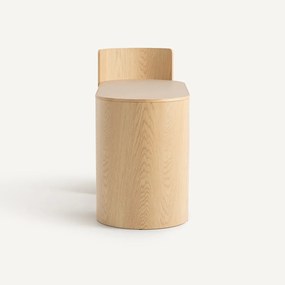 Bureau van eikenfineer en leer, Abbas