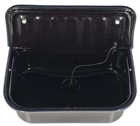 Best Design Suula uitstortgootsteen 50x33cm zwart