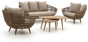 Intenso Stila/ROUGH-K stoel-bank loungeset 5-delig