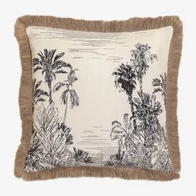 Vierkant Kussen 45x45 Cm Van Katoen Diwas A - Sklum