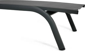 Domani Furniture Bellorio Ligbed Verstelbaar Aluminium Grijs