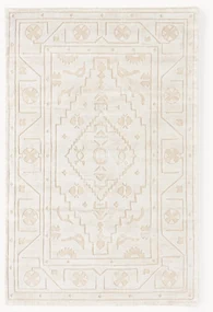 Handgeweven viscose vloerkleed Shaila