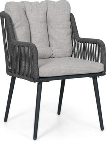 Tuinstoel Rope Grijs-antraciet Lifestyle Garden Furniture Tivoli