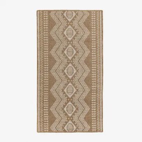 Rechthoekig Buitenkleed Van Polypropyleen Ariane Beige Amandelroos & 80 X 150 Cm - Sklum