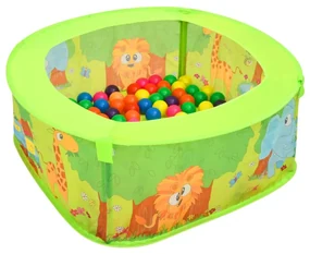 vidaXL Ballenbak voor kinderen met 50 ballen 75x75x32 cm