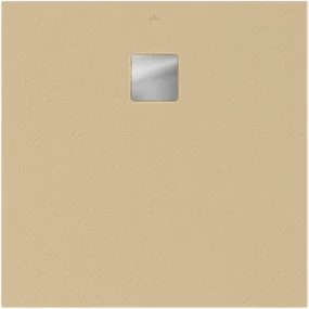 Villeroy & Boch Excello douchevloer 90x90x4cm polyurethaan/acryl sand uda9090exc1v-4n