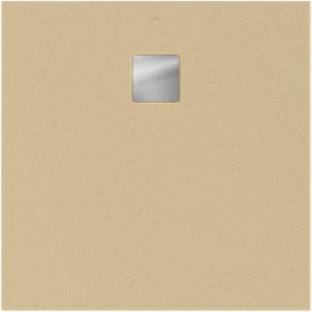 Villeroy & Boch Excello douchevloer 90x90x4cm polyurethaan/acryl sand UDA9090EXC1V-4N