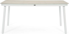 Dining Tuintafel rechthoekig 160x90 cm Wit Tavona