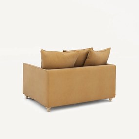 2-zits slaapbank van linnen fluweel, LAZARE