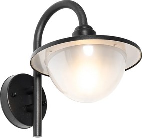 Klassieke buiten wandlantaarn zwart IP44 - Bruges