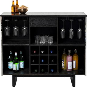 Kare Design Caldera Chroom Design Thuisbar - 120x48x105cm.