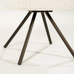 Eleonora Jayson Eetstoel Brons Frame Beige