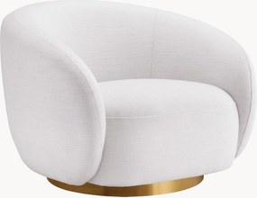 Gestoffeerde draaistoel Brice