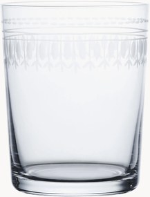 Mondgeblazen kristallen tumblers Ovals, 4-delig