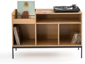 Vinyl meubel in eik, Compo