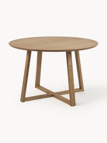 Ronde eettafel Malika uit berkenhout, Ø 120 cm